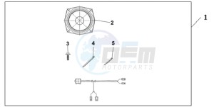 GL18009 Australia - (U / AB NAV) drawing REAR SPEAKER SET