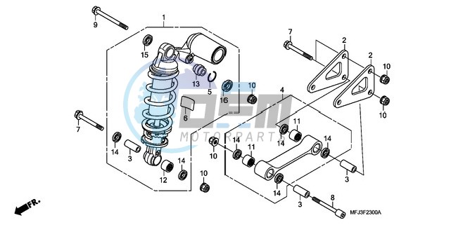 REAR CUSHION (CBR600RR)