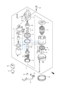 DF 40 drawing Starting Motor