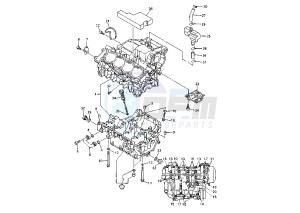 YZF R6 600 drawing CRANKCASE