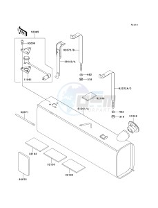 KAF 620 E [MULE 3010 4X4] (E6F-E8F) E8F drawing FUEL TANK