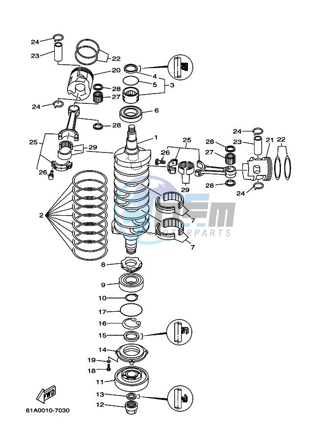 CRANKSHAFT--PISTON