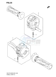 GSX-R1000 drawing HANDLE SWITCH