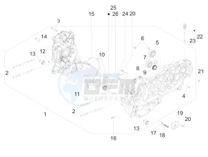 MP3 300 LT BUSINESS - SPORT ABS - ENJOY (EMEA) drawing Crankcase