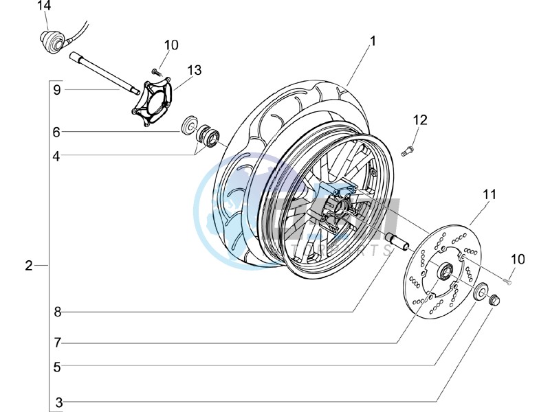 Front wheel