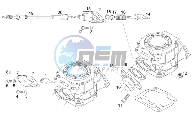 Cylinder - Exhaust valve