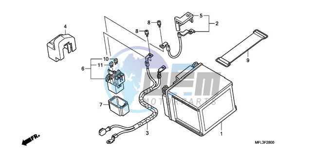 BATTERY (CBR1000RR)