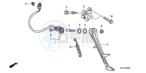 CBR1000RR9 France - (F / CMF MME REP) drawing STAND