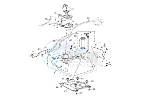 YP R X-MAX 250 drawing FUEL TANK