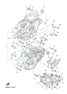 YZ250FX (B29C B29D B29E B29E B29F) drawing CRANKCASE