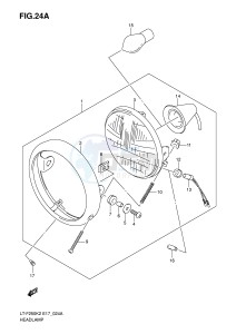 LT-F250 (E17) drawing HEADLAMP (LT-F250K6 E4)