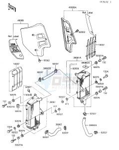 KX 250 G [KX250] (G1-G3) [KX250] drawing RADIATOR