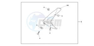 SH150D9 Europe Direct - (ED / KMH) drawing KNUCKLE VISOR SET