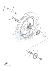 FJR1300A FJR1300-A FJR1300A ABS (B881) drawing FRONT WHEEL