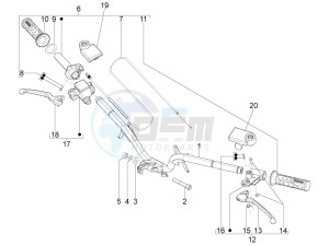 Typhoon 50 4T 4V E2 (NAFTA) USA drawing Handlebars - Master cil.