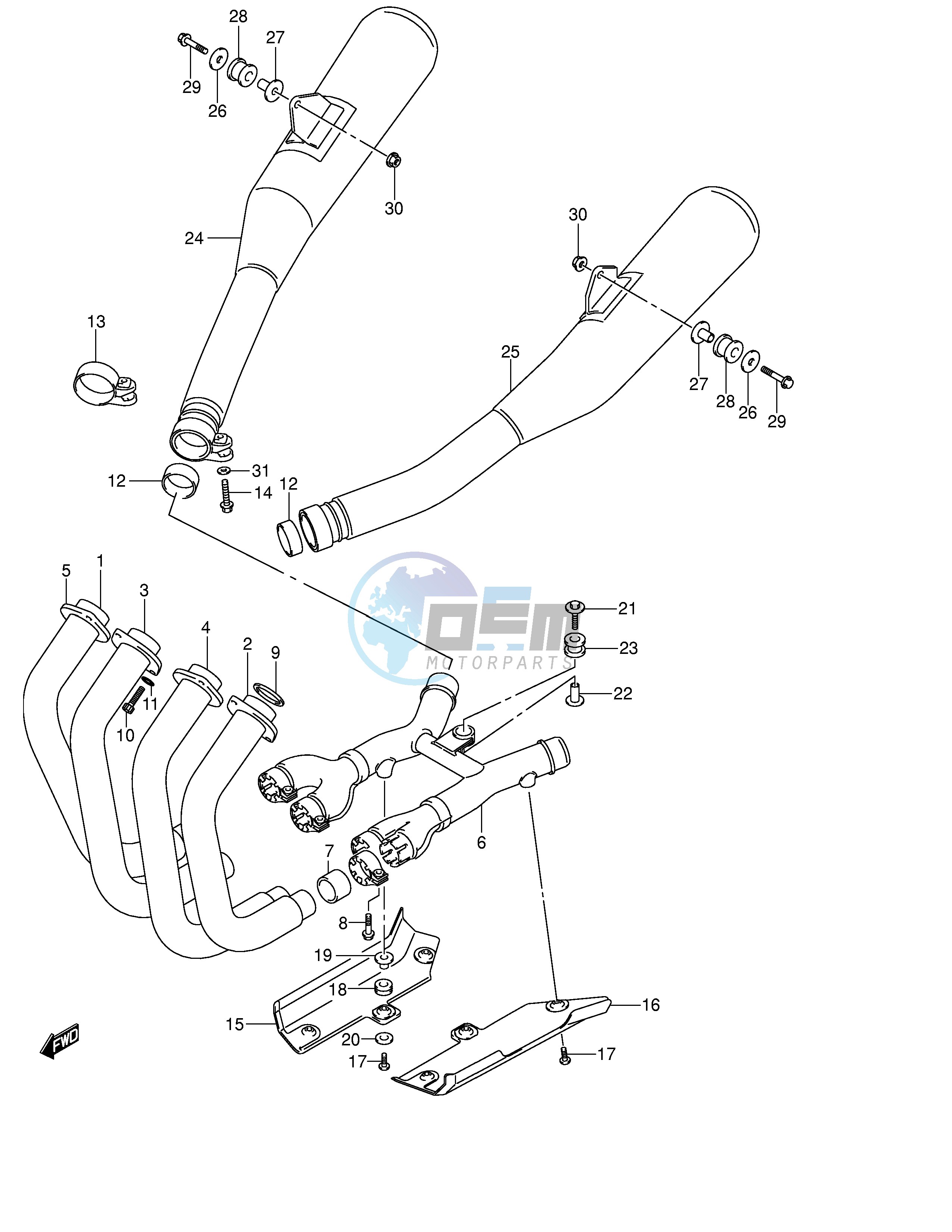 MUFFLER (MODEL K2 K3 K4)