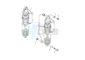 XJR 1200 drawing REAR SHOCK ABSORBER