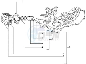 storm 50 drawing Cylinder-piston-wrist pin assy