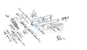 SENDA SM DRD RACING LTD - 50 CC EU2 drawing REAR ARM