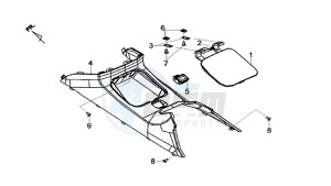 MAXSYM 600 I ABS EXECUTIVE (LX60A3-EU) (E4) (L7-M0) drawing MAINTENANCE COVER