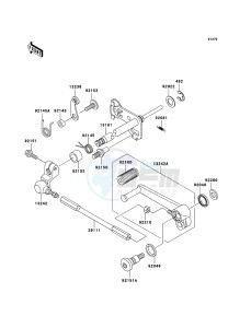 NINJA ZX-12R ZX1200B6F FR GB XX (EU ME A(FRICA) drawing Gear Change Mechanism