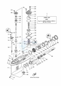 F175XA-2020 drawing PROPELLER-HOUSING-AND-TRANSMISSION-1