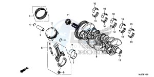 CBR650FAH 2ED - (2ED) drawing CRANKSHAFT/ PI STON