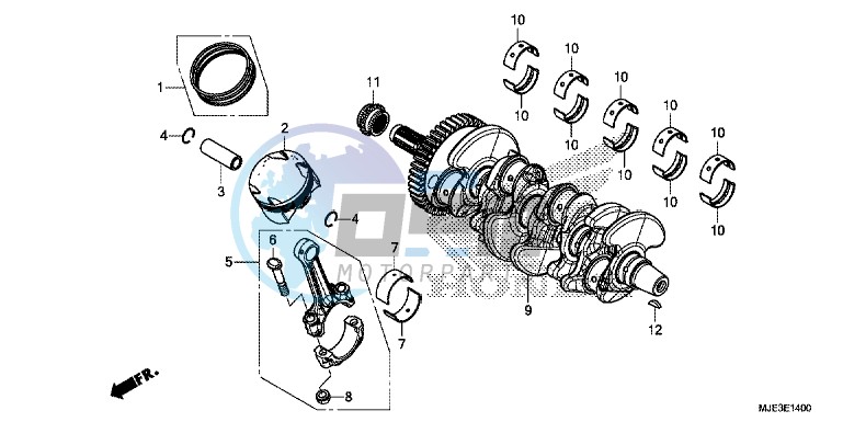 CRANKSHAFT/ PI STON