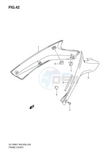 DL1000 (E3-E28) V-Strom drawing FRAME COVER