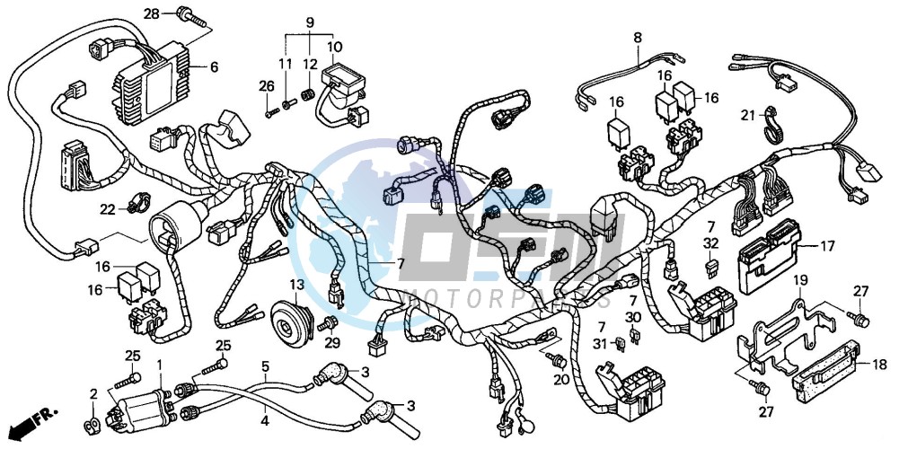 WIRE HARNESS (FJS600A3/A4/A5)