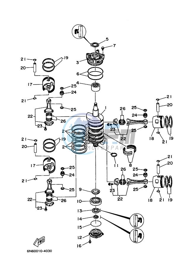 CRANKSHAFT--PISTON