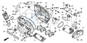 CBF600NA drawing AIR CLEANER(2)