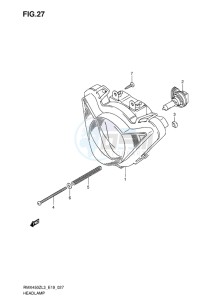 RMX450 drawing HEADLAMP