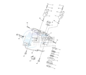 XJ6-S DIVERSION 600 drawing STEERING