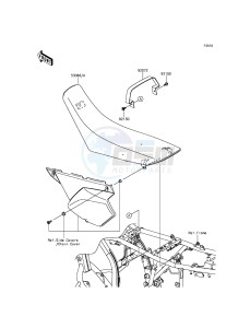 KLX250 KLX250SFF XX (EU ME A(FRICA) drawing Seat