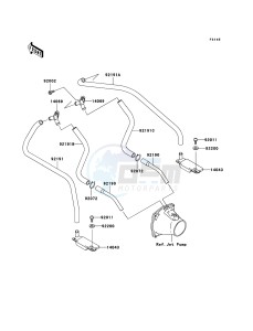 JET SKI 900 STX JT900E6F FR drawing Bilge System