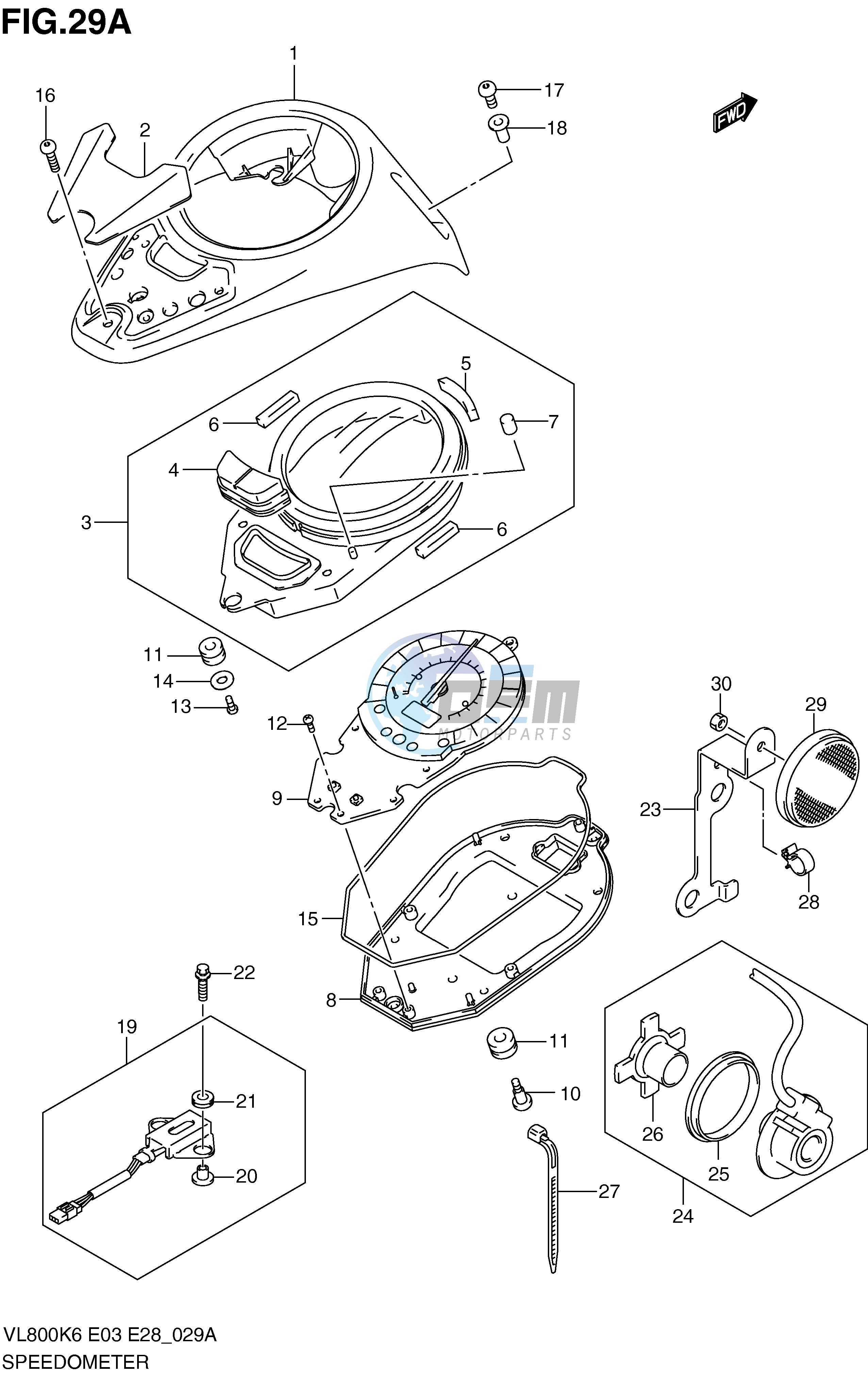 SPEEDOMETER (VL800K7 K8 TK7 TK8)