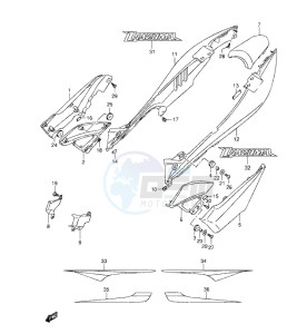 Inazuma 250 drawing FRAME COVER L3