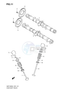 GSF-1250S BANDIT EU drawing CAM SHAFT-VALVE