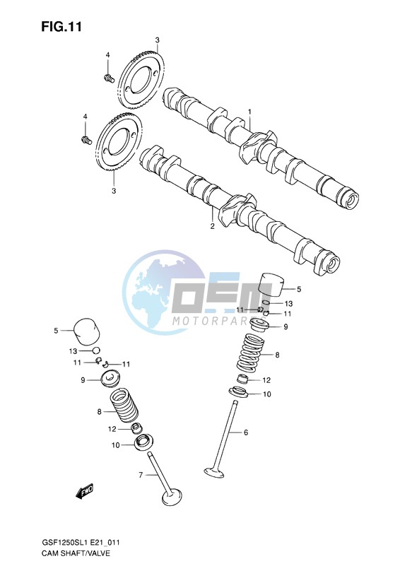 CAM SHAFT-VALVE