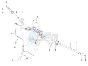 RS4 50 2t drawing Handlebar - Controls