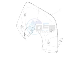 150 4T 3V ie Primavera (NAFTA) drawing Windshield - Glass