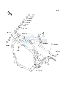 VN 1500 B [VULCAN 88 SE] (B1-B3) N7FA drawing FRAME