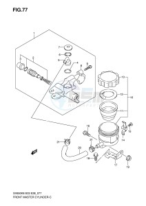 SV650S (E3-E28) drawing FRONT MASTER CYLINDER (SV650SAK8 SAK9 SAL0)