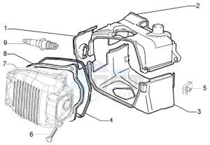 Fly 125 4t drawing Cilinder head cover