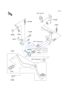 AN 112 D (D6F-D7F) D7F drawing GEAR CHANGE MECHANISM