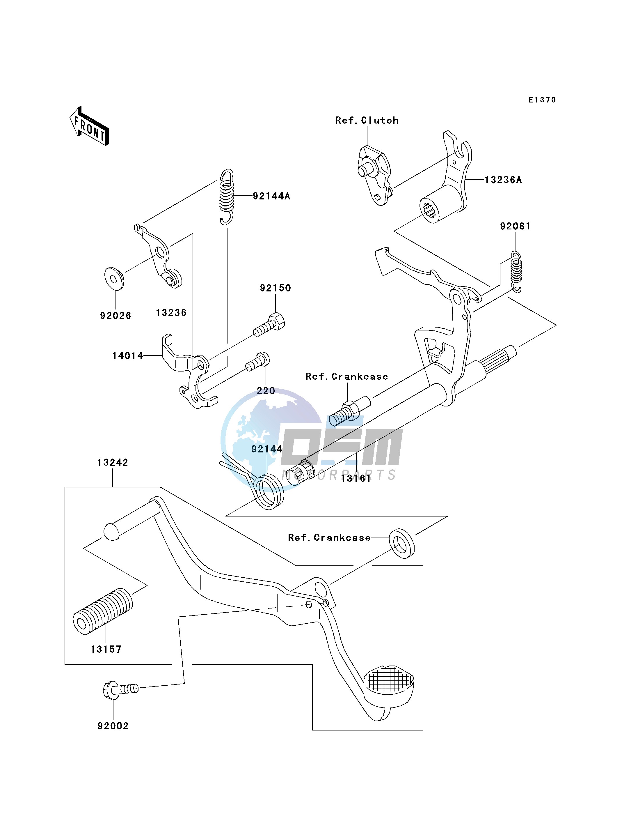 GEAR CHANGE MECHANISM