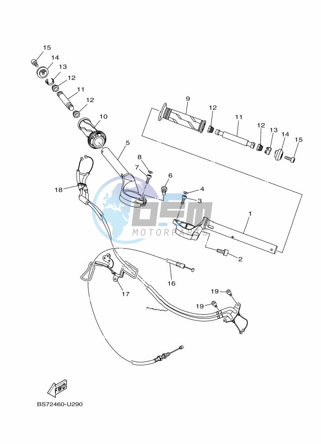 STEERING HANDLE & CABLE