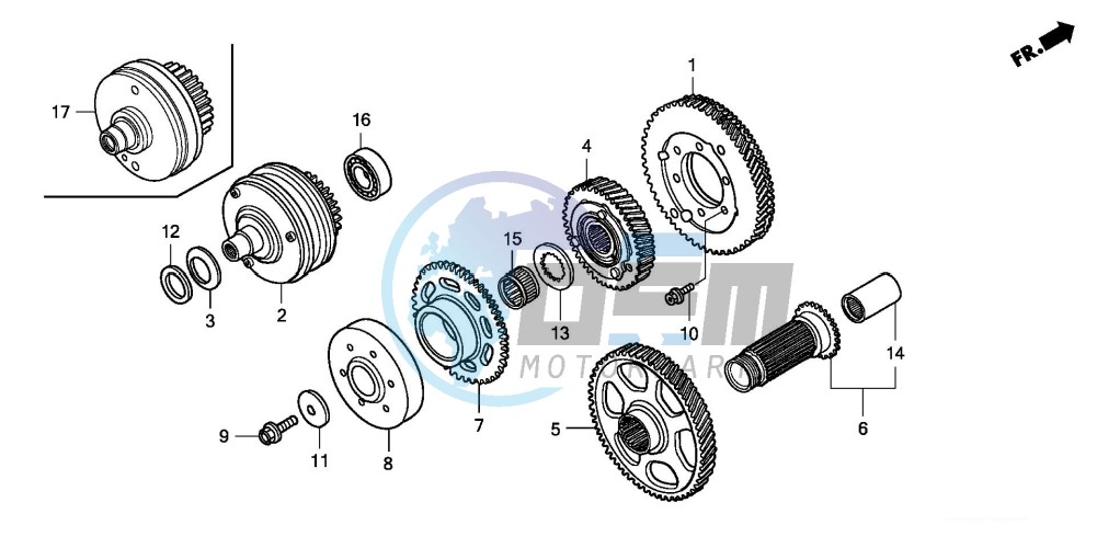 PRIMARY DRIVE GEAR