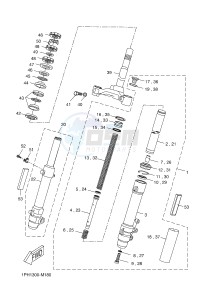 NS50F NITRO 4 (1GB2) drawing FRONT FORK